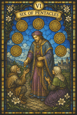 ペンタクルの6（Six of Pentacles）
