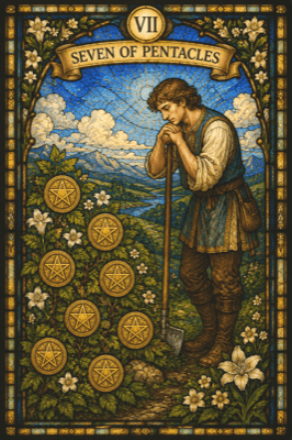 ペンタクルの7（Seven of Pentacles）