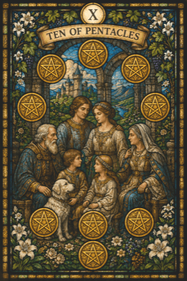 ペンタクルの10（Ten of Pentacles）