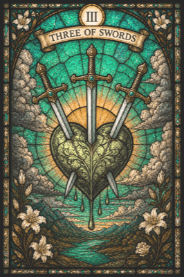 ソードの3(Three of Swords)