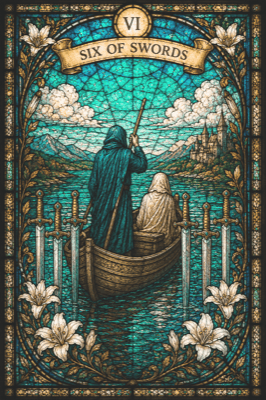 ソードの6(Six of Swords)