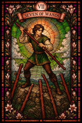 ワンドの7(Seven of Wands)